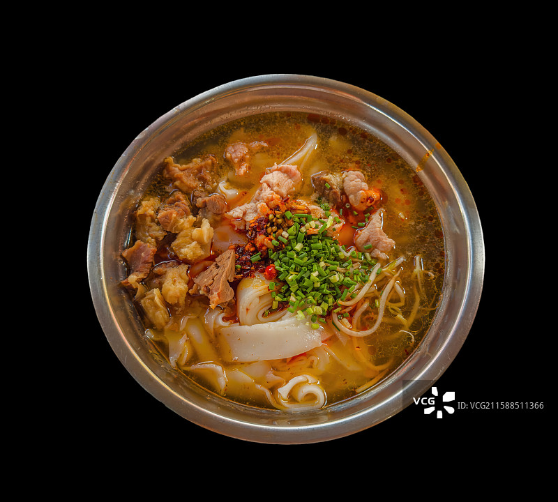 柳州牛腩切粉，柳州米粉图片素材