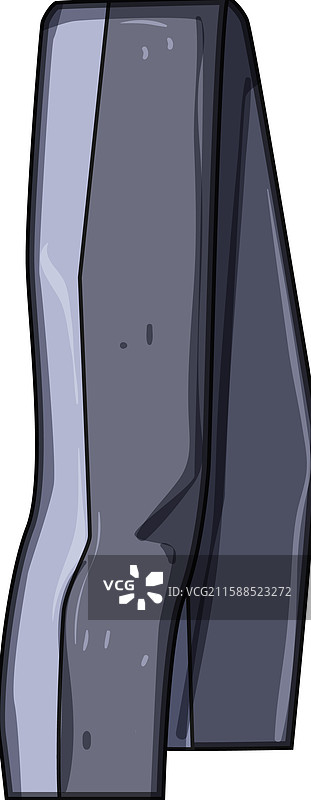 卡通男性穿着毛绒冬季围巾图片素材