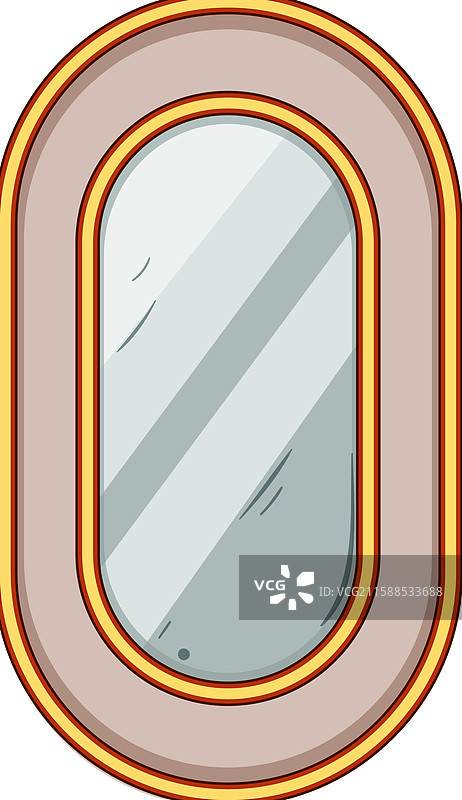 卡通梳妆镜图片素材