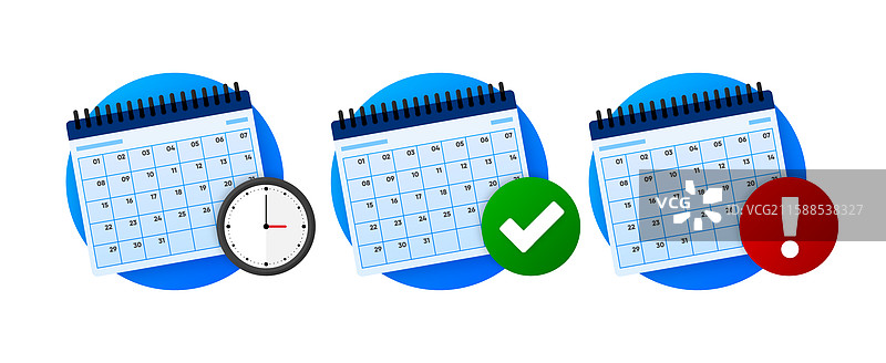 日历截止日期通知或事件提醒图片素材