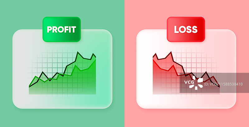 股票市场的上下趋势与箭头图片素材