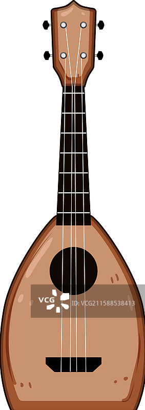 卡通乌克丽丽和弦图片素材