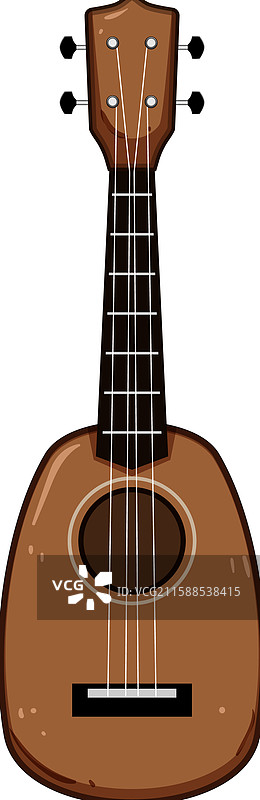 卡通乌克丽丽的弦图片素材