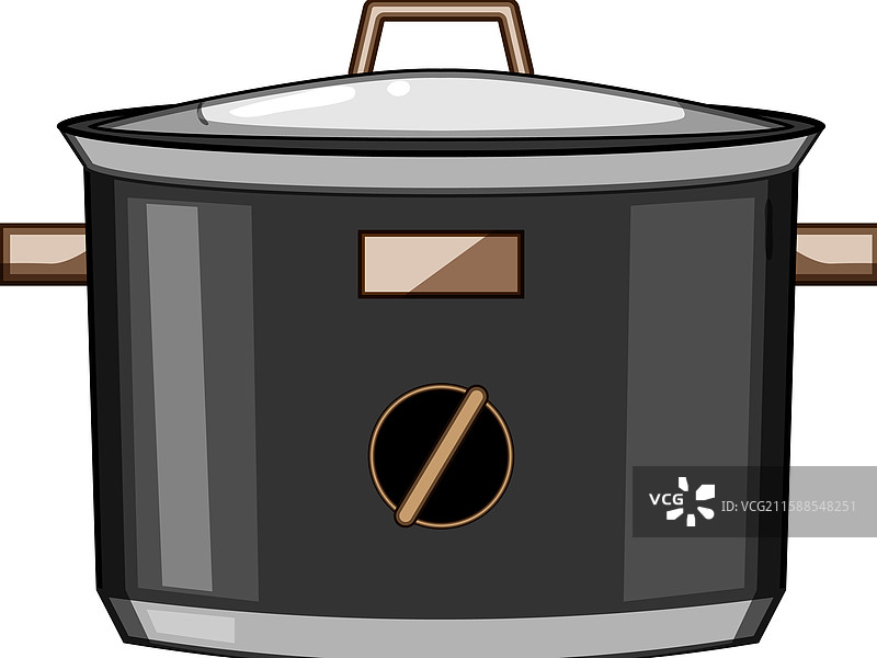 健康慢炖锅卡通图图片素材