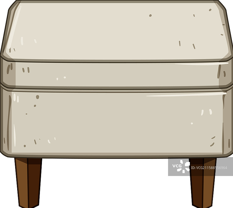 卡通座椅小 pouf图片素材