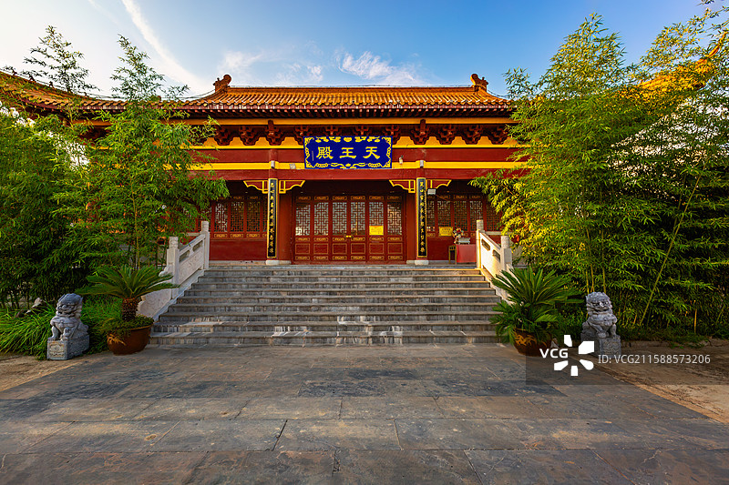 涡阳石弓山法云寺+安徽亳州涡阳图片素材