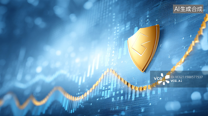 【AI数字艺术】金融安全与增长图片素材