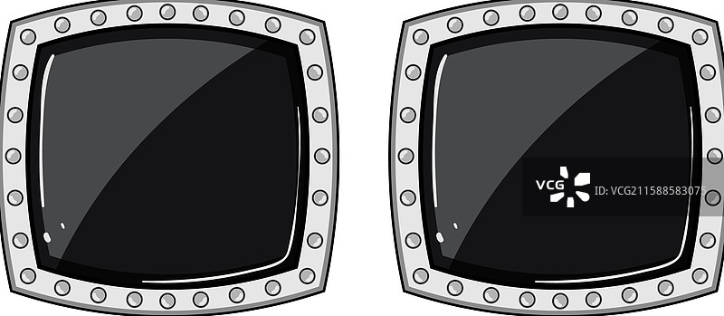 金属卡通袖扣图片素材