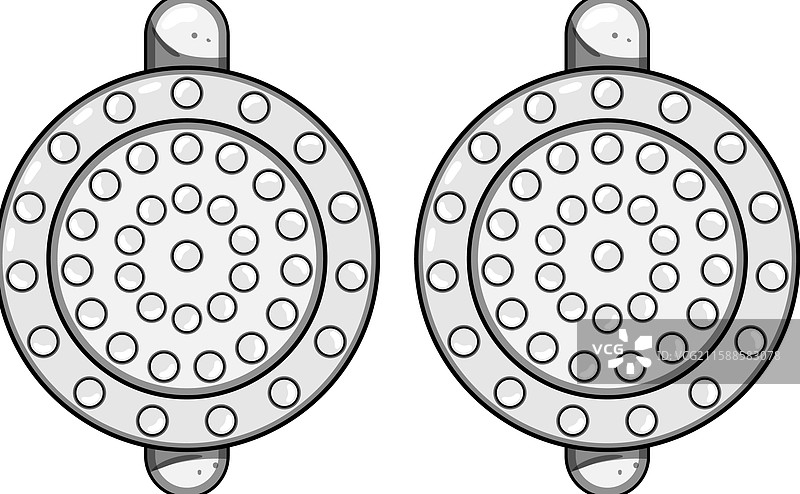 袖口袖扣卡通图案图片素材