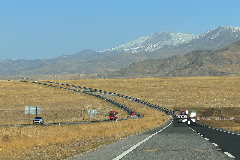 京藏高速 G6 青海图片素材