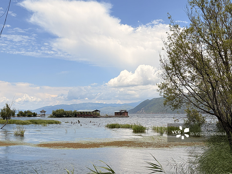 云南大理洱海风景图片素材