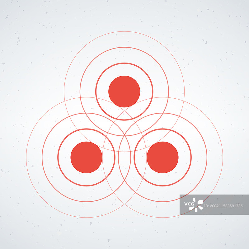 同心震中圆圈 地震 震动图片素材