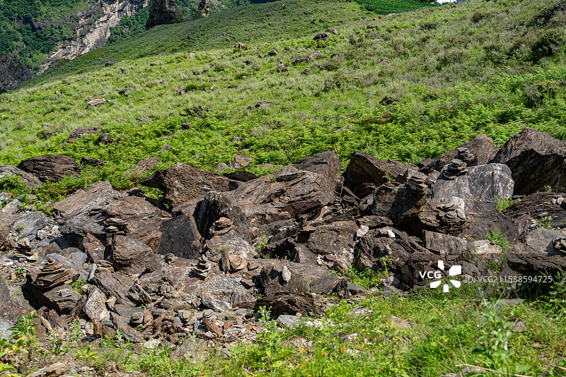 2025虎跳峡高路徒步图片素材