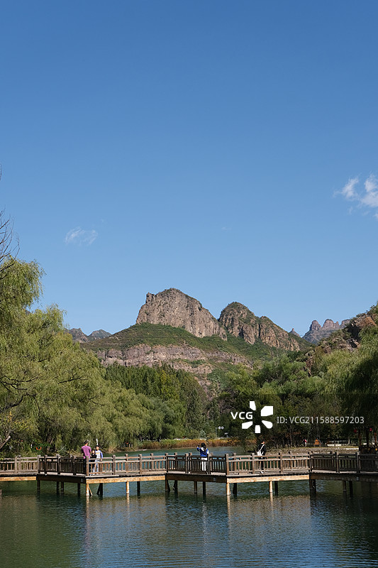 北京延庆百里山水画廊滴水壶景区自然风光图片素材