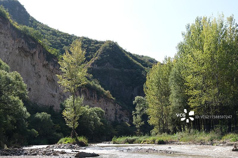 北京延庆百里山水画廊滴水壶景区自然风光图片素材