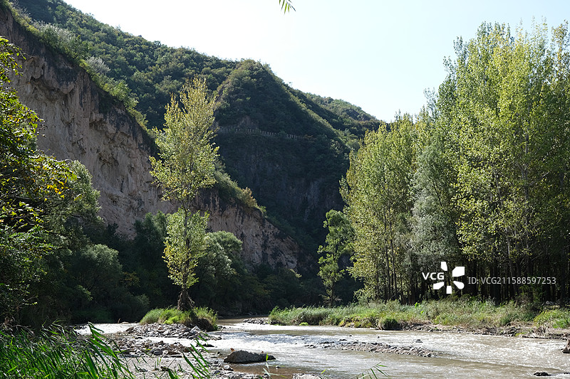 北京延庆百里山水画廊滴水壶景区自然风光图片素材