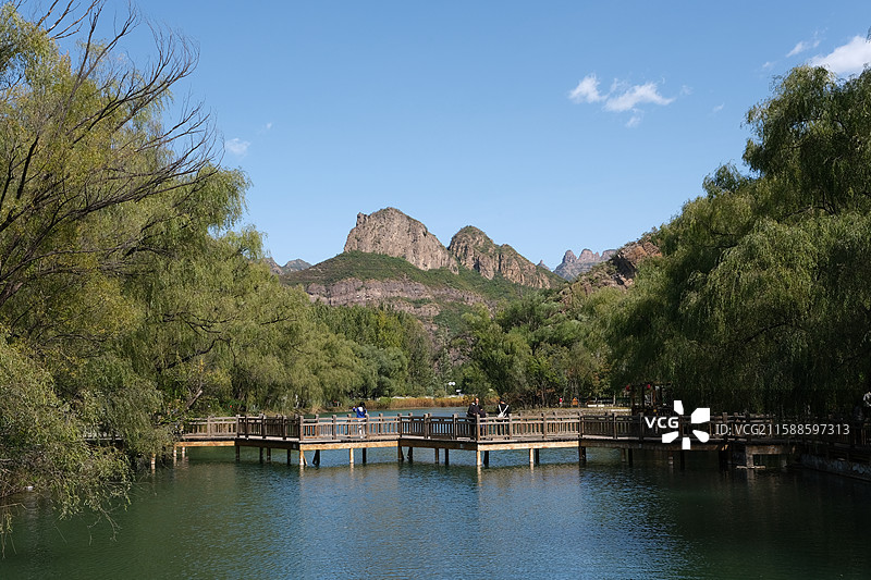 北京延庆百里山水画廊滴水壶景区自然风光图片素材