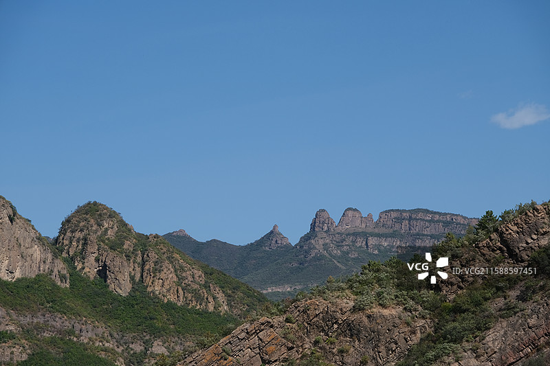 北京延庆百里山水画廊滴水壶景区自然风光图片素材
