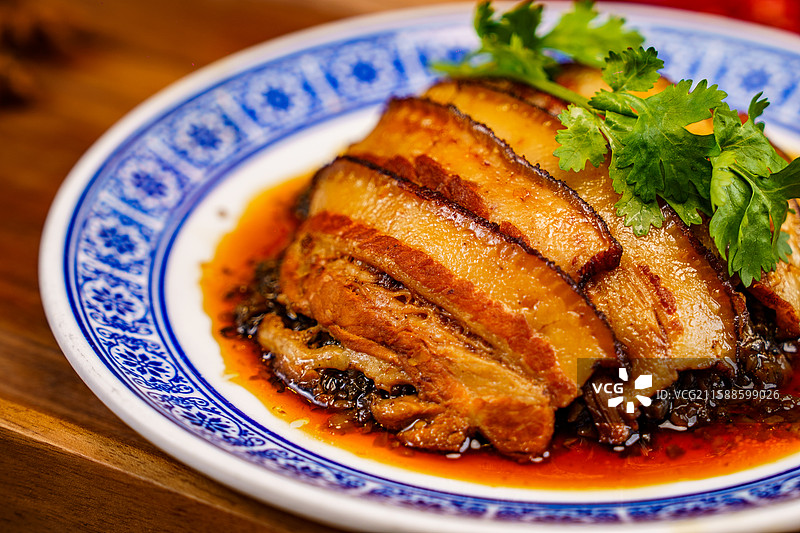 川菜梅菜扣肉烧白图片素材