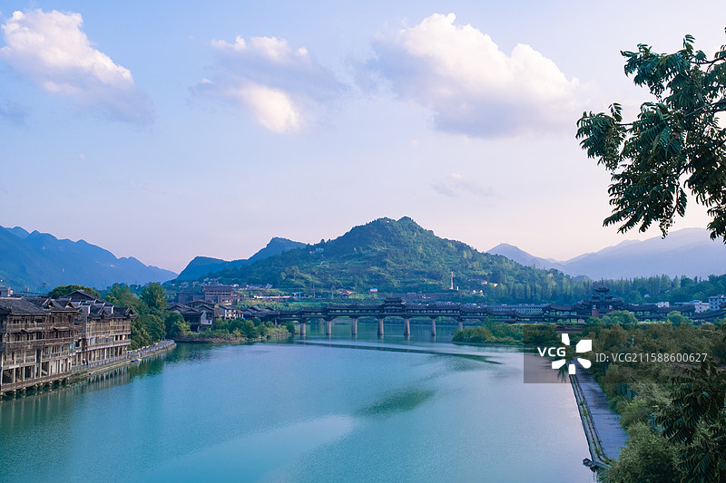 濯水古镇图片素材