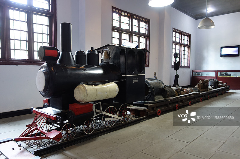 四川省乐山市犍为县芭沟镇芭蕉沟：嘉阳博物馆展品图片素材