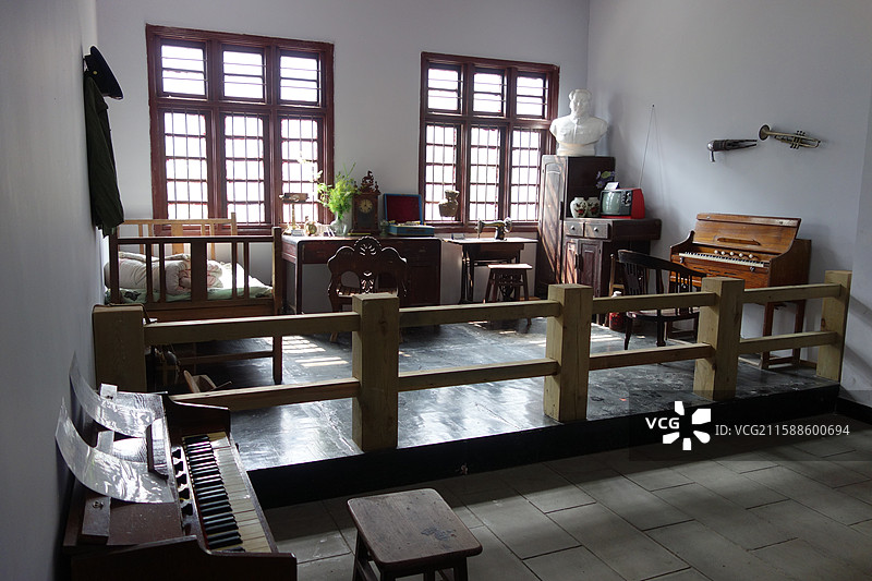 四川省乐山市犍为县芭沟镇芭蕉沟：嘉阳博物馆展品图片素材