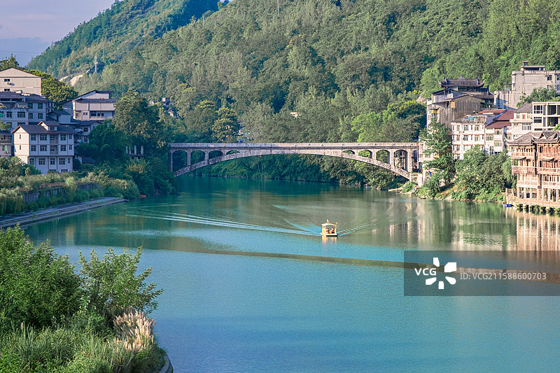 濯水古镇图片素材