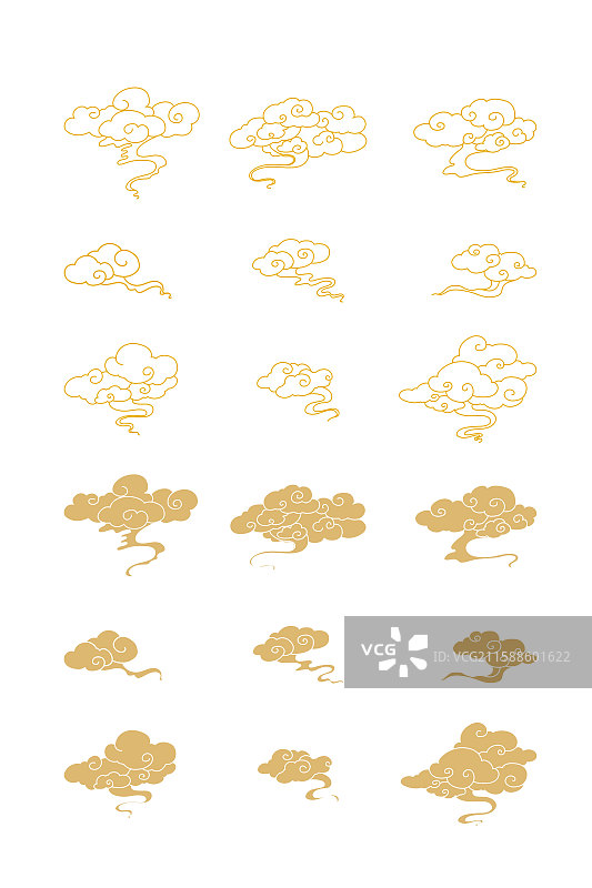 中国风传统祥云纹图片素材