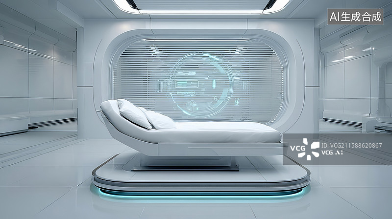 【AI数字艺术】高科技医疗室图片素材