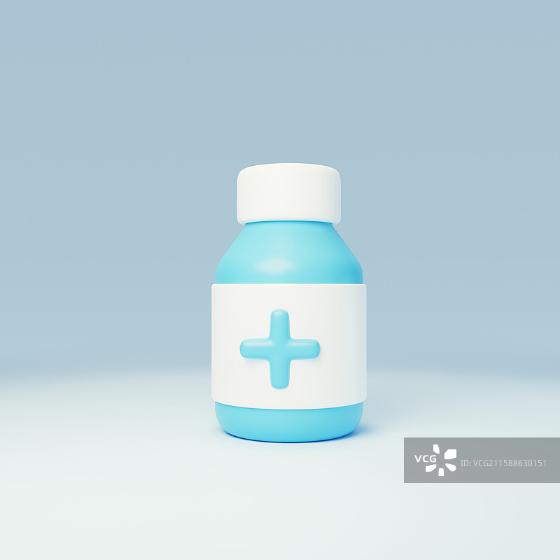医疗医药病人用药药瓶药品3D图片素材