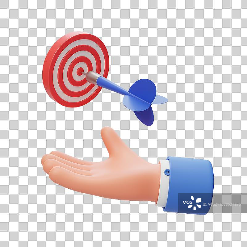 免抠休闲游戏飞镖盘飞镖3D目标图片素材