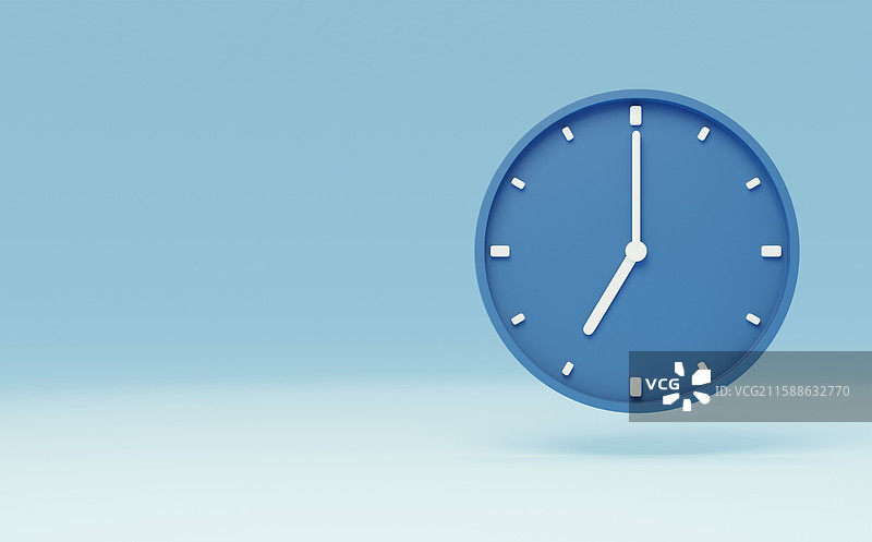 闹钟时钟时分秒闹铃提醒钟3D图片素材