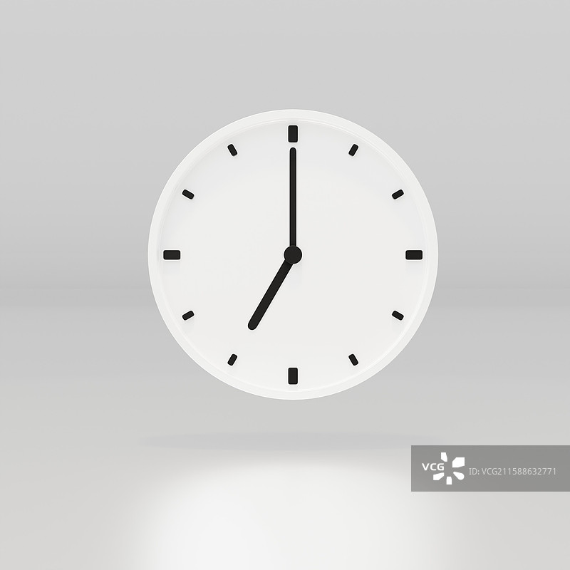 闹钟时钟时分秒闹铃提醒钟3D图片素材
