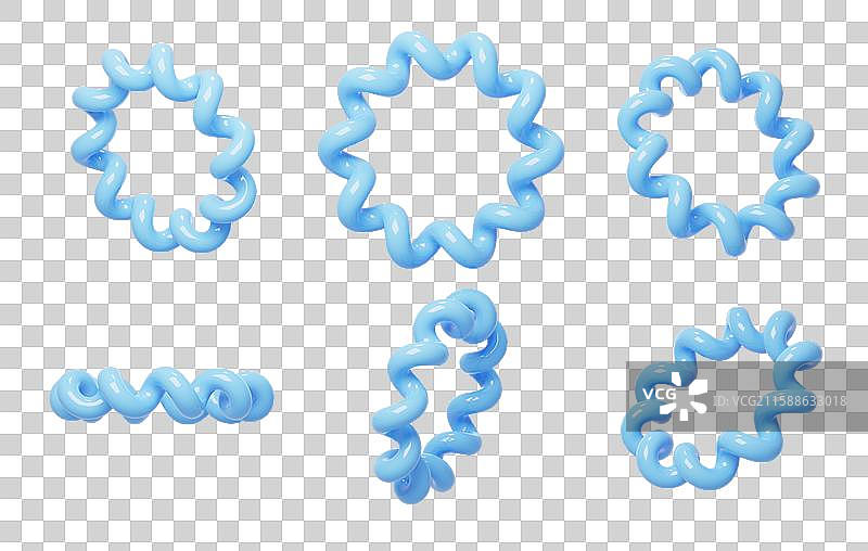 免抠辅助衬托元素点缀发圈素材3D图片素材