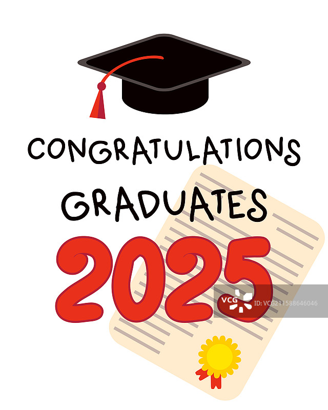 祝贺2025届毕业生的毕业典礼文字图片素材