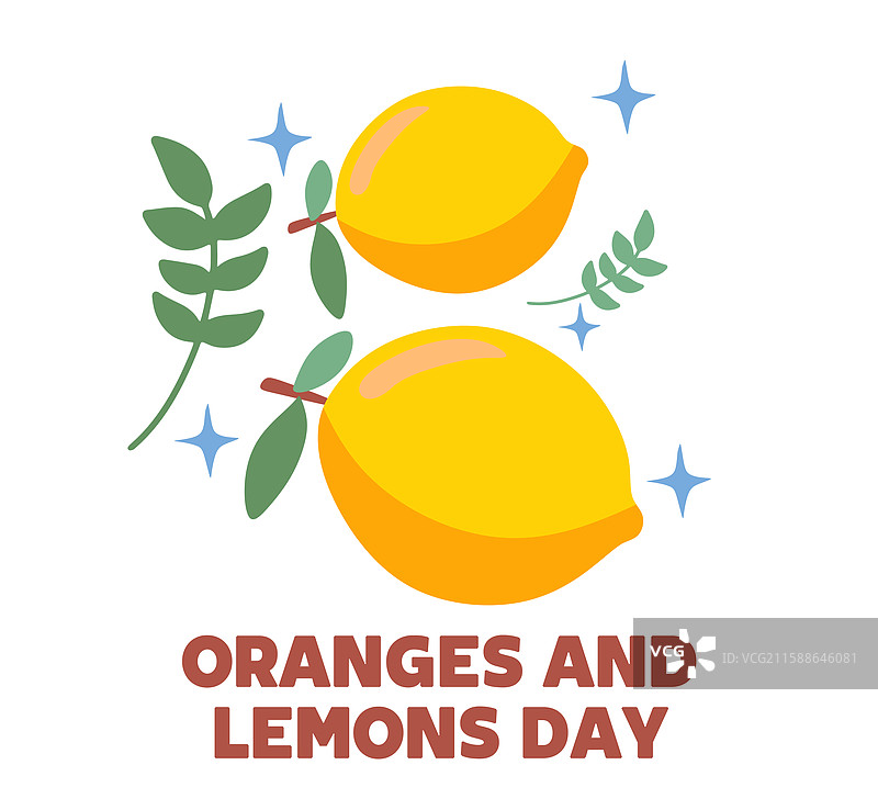 橙子和柠檬的美味日子图片素材