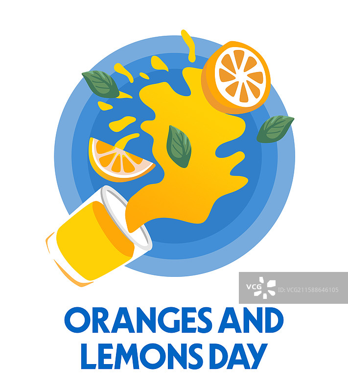 橙子和柠檬日图片素材