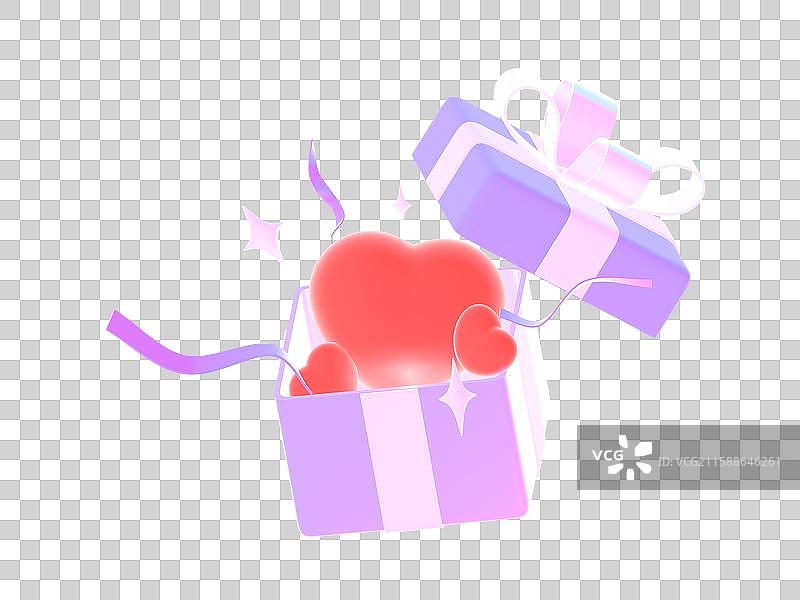 打开的礼物盒子图片素材