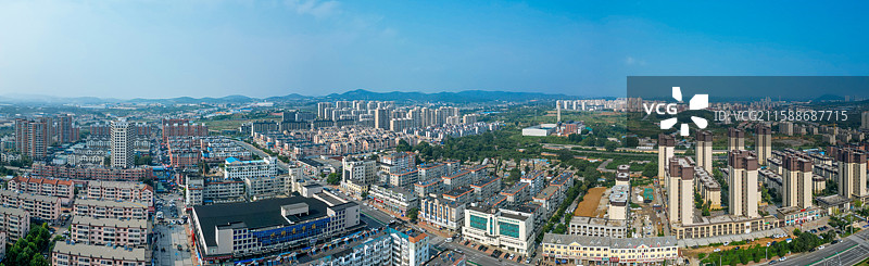 大连市 旅顺口区 新城大街 东鸡冠山 火石岭 航拍图片素材