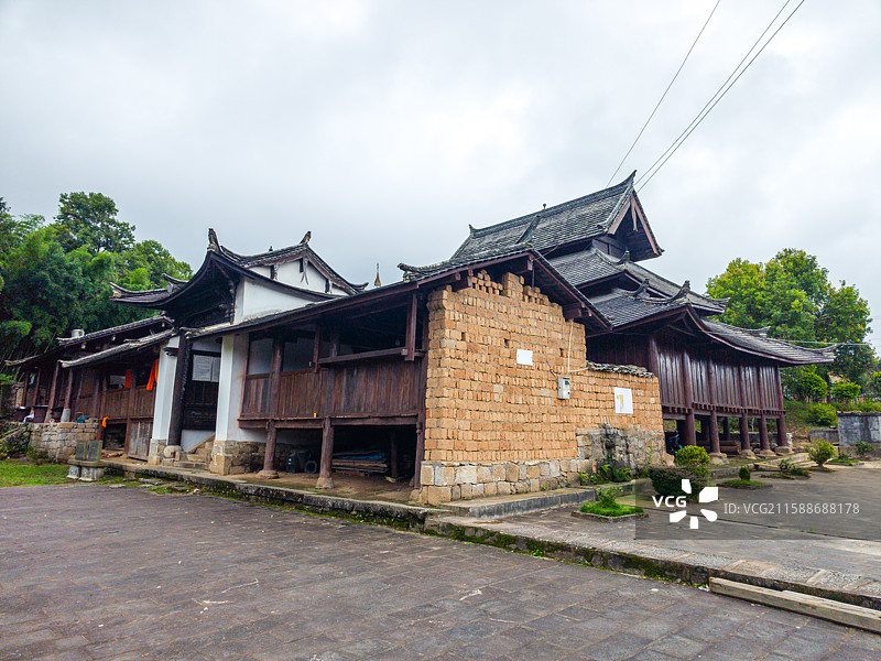 云南省德宏州陇川县户撒加孔奘寺图片素材