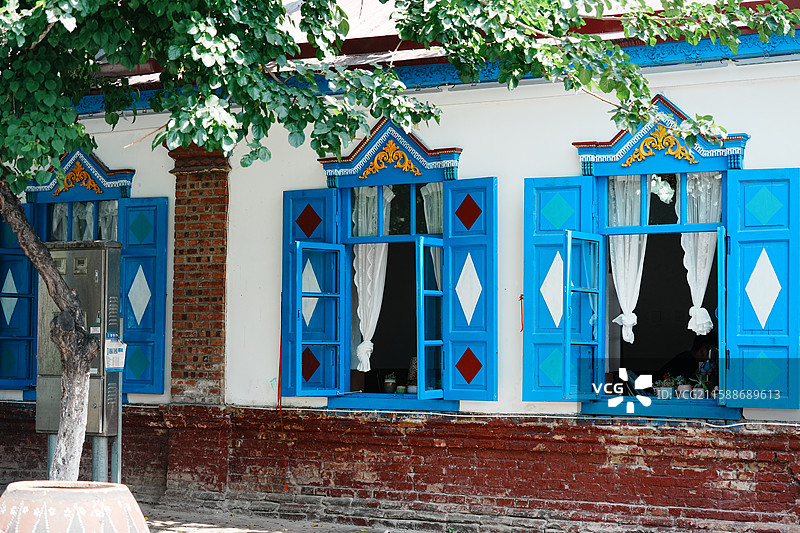 新疆伊犁伊宁六星街图片素材