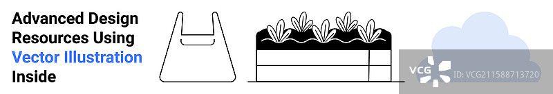 可持续园艺与环保实践图片素材