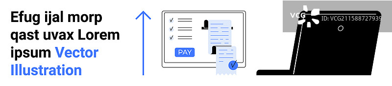 在线支付流程与清单及数字化图片素材