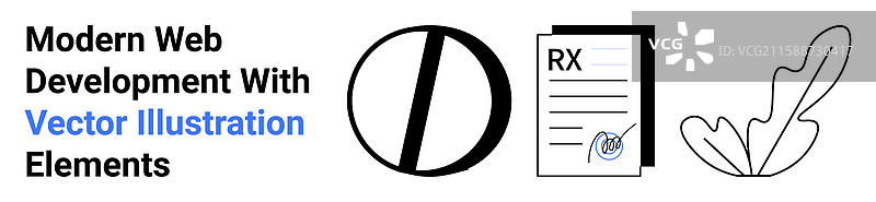 网页开发的抽象视觉元素图片素材