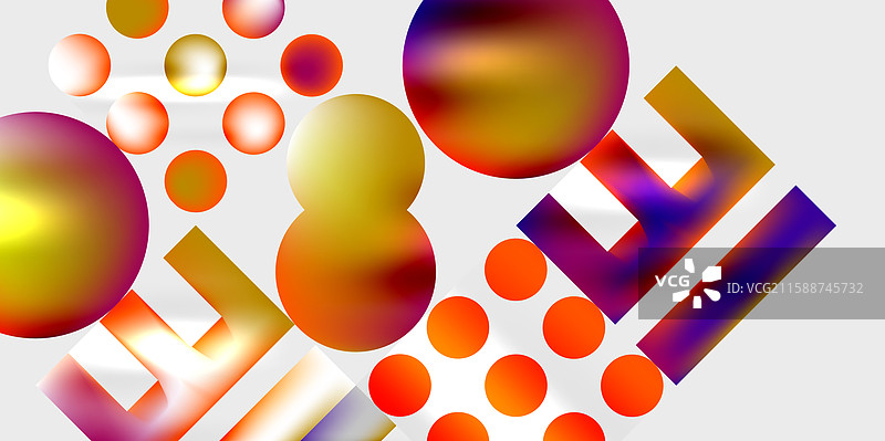 简单形状 - 圆形、三角形、矩形图片素材