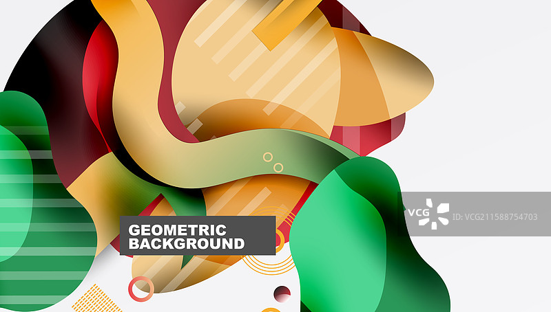 抽象液体形状和线条背景图片素材