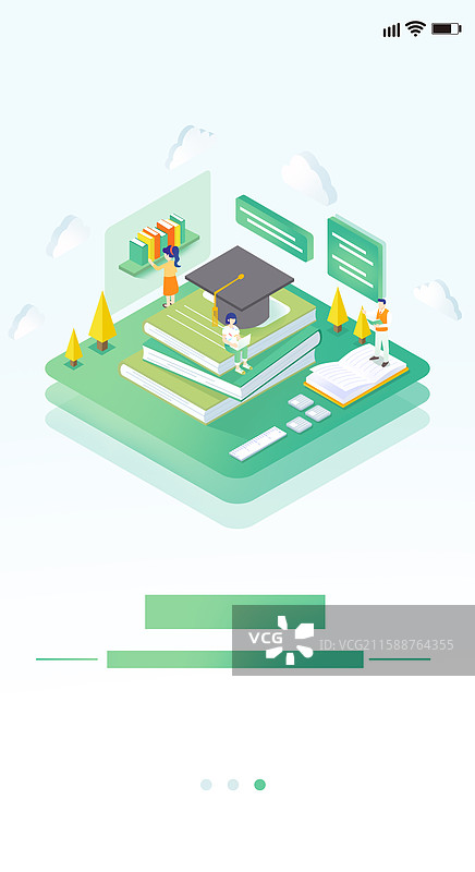 2.5D学习引导页之三图片素材