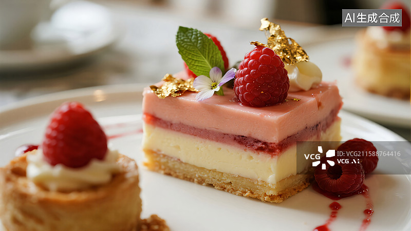【AI数字艺术】奢华甜点：视觉与味蕾的盛宴图片素材