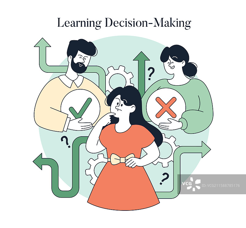 权威型育儿风格扁平图示图片素材