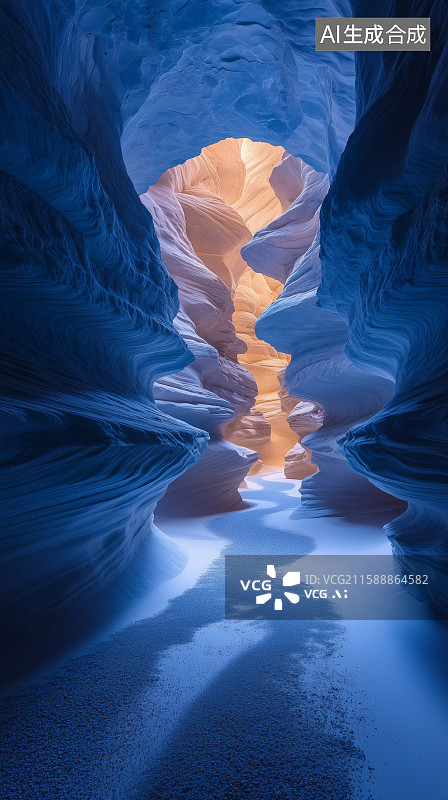 【AI数字艺术】大自然洞穴岩层峡谷图片素材